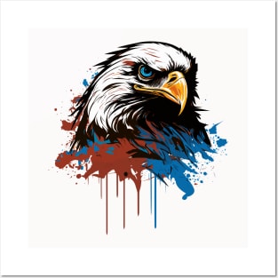 Graffiti Paint Eagle Bird Creative Posters and Art